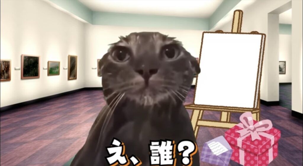 濡れた猫